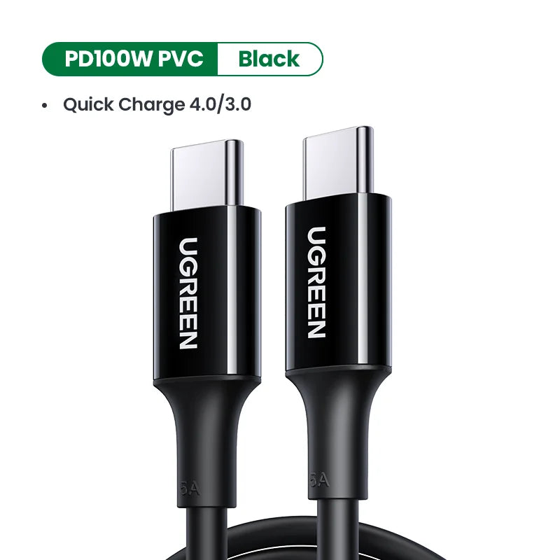 ⚡ UGREEN 100W USB-C Fast Charging Cable