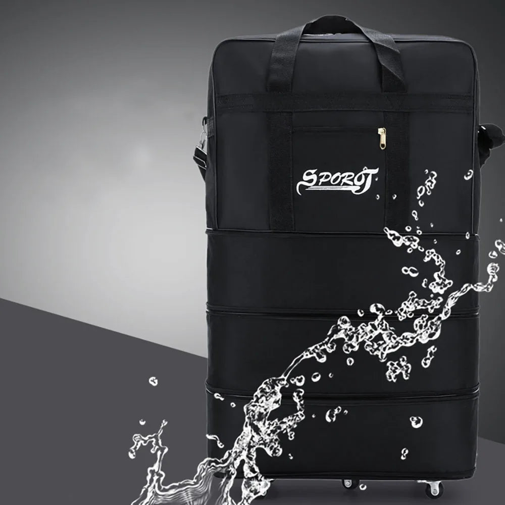 Foldable Rolling Travel Duffel