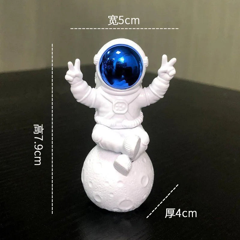 Resin Astronaut Desk Decor