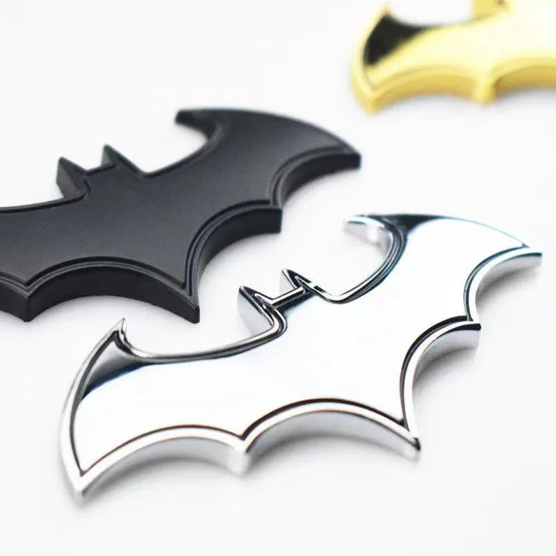 🦇 3D Bat Shape Metal Car Sticker