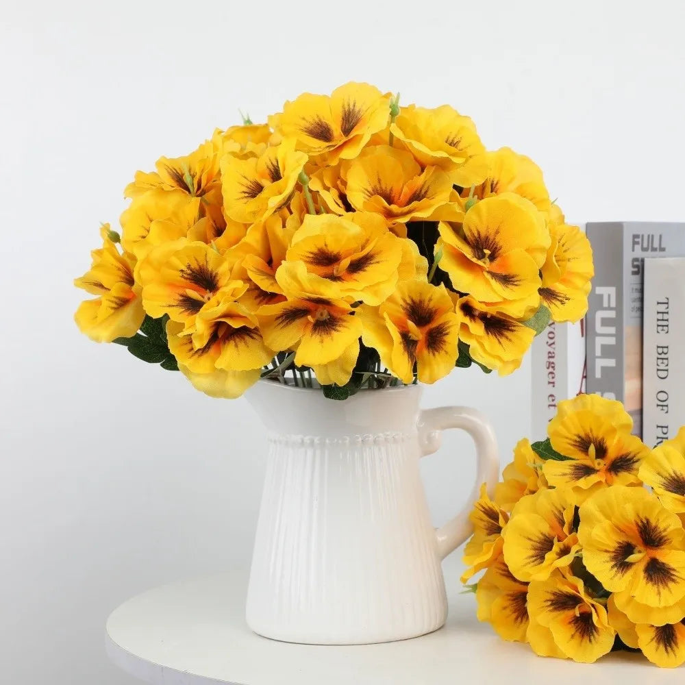 UV-Resistant Artificial Pansies