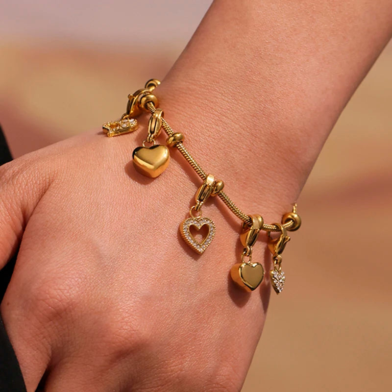 ❤️ Nivora Heart CZ Bracelet