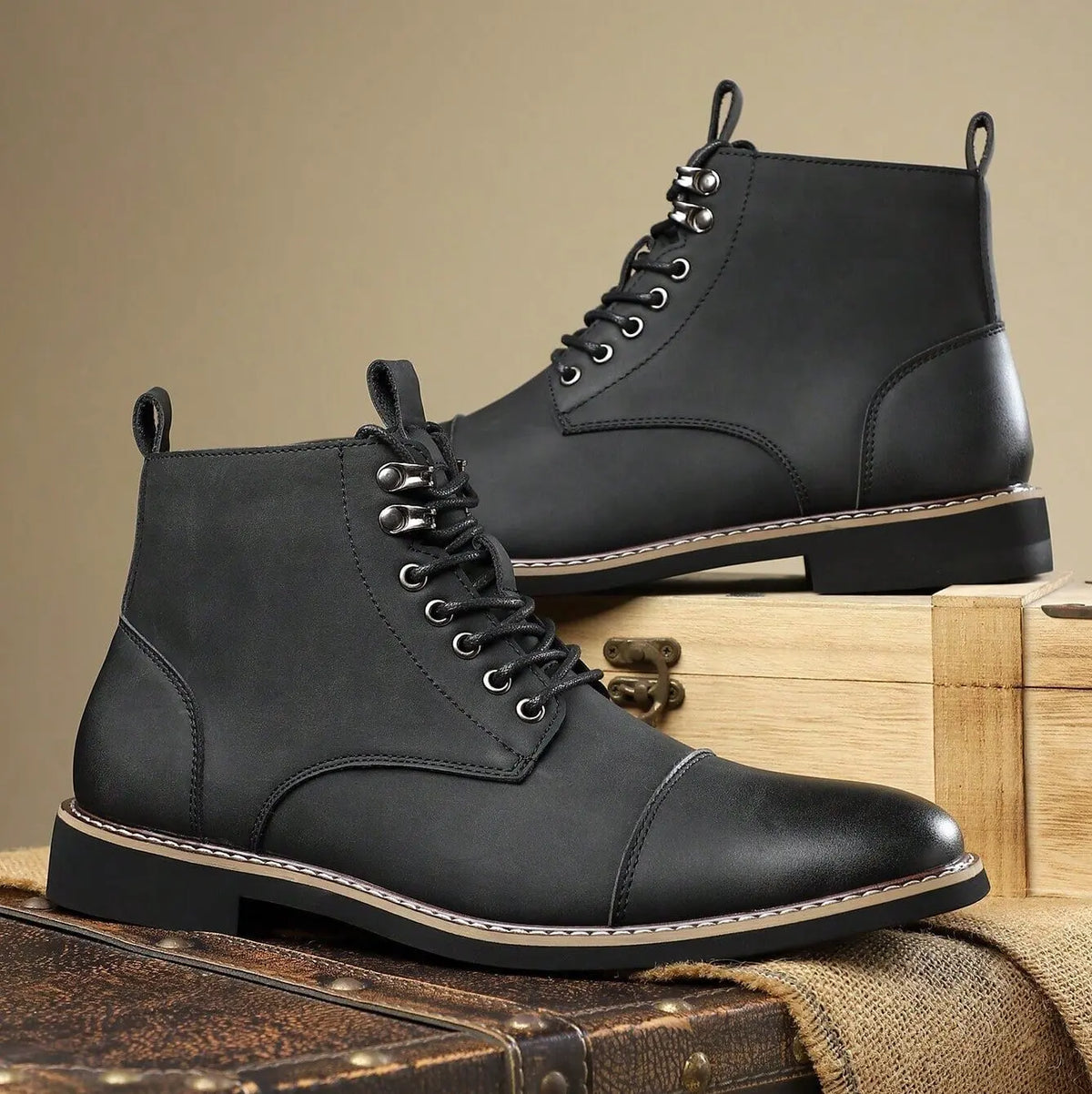 Men's Leather Chelsea Ankle Boots