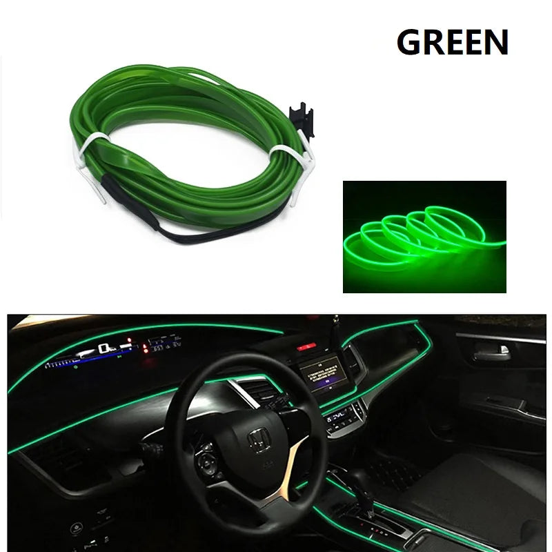 💡 Neon LED Car Interior Light Strip