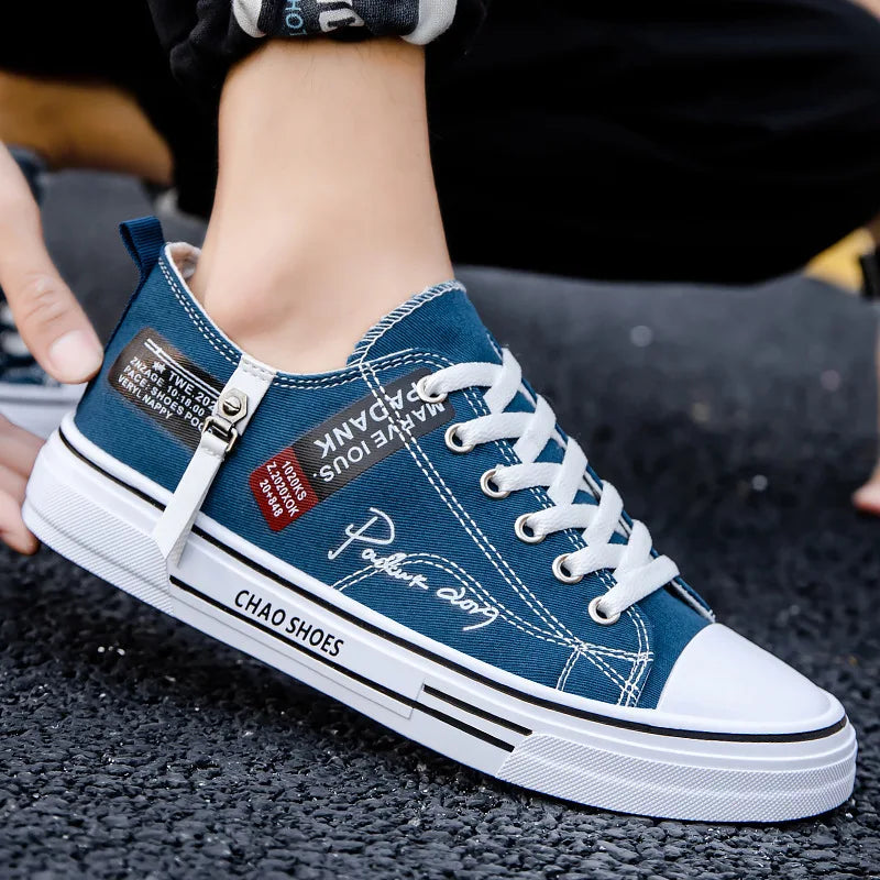 Men's Canvas Low-Top Sneakers