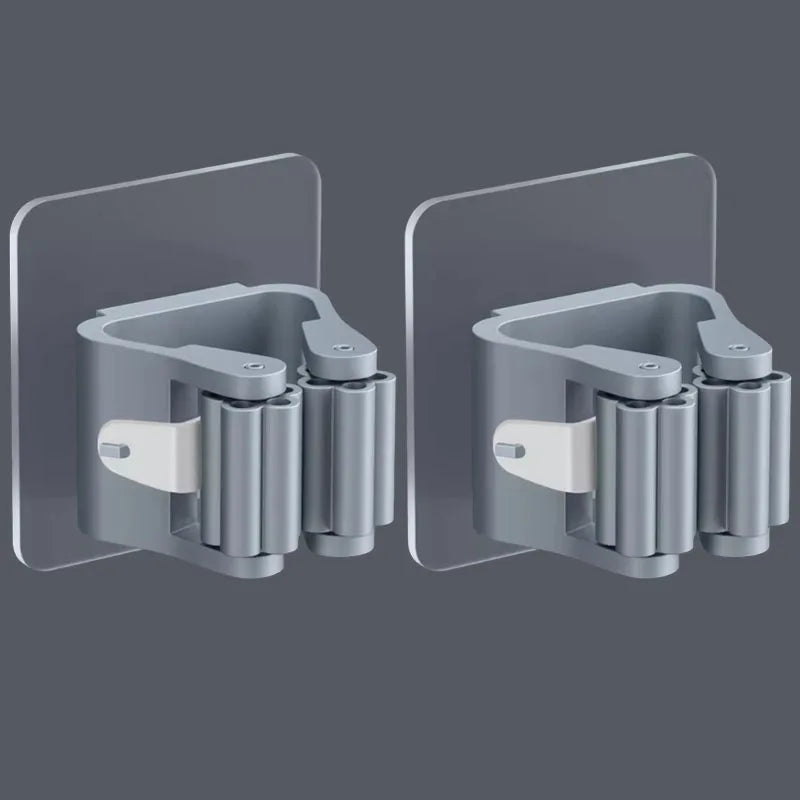 Wall-Mounted Mop & Broom Holder