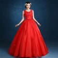 Tulle Applique Ball Gown