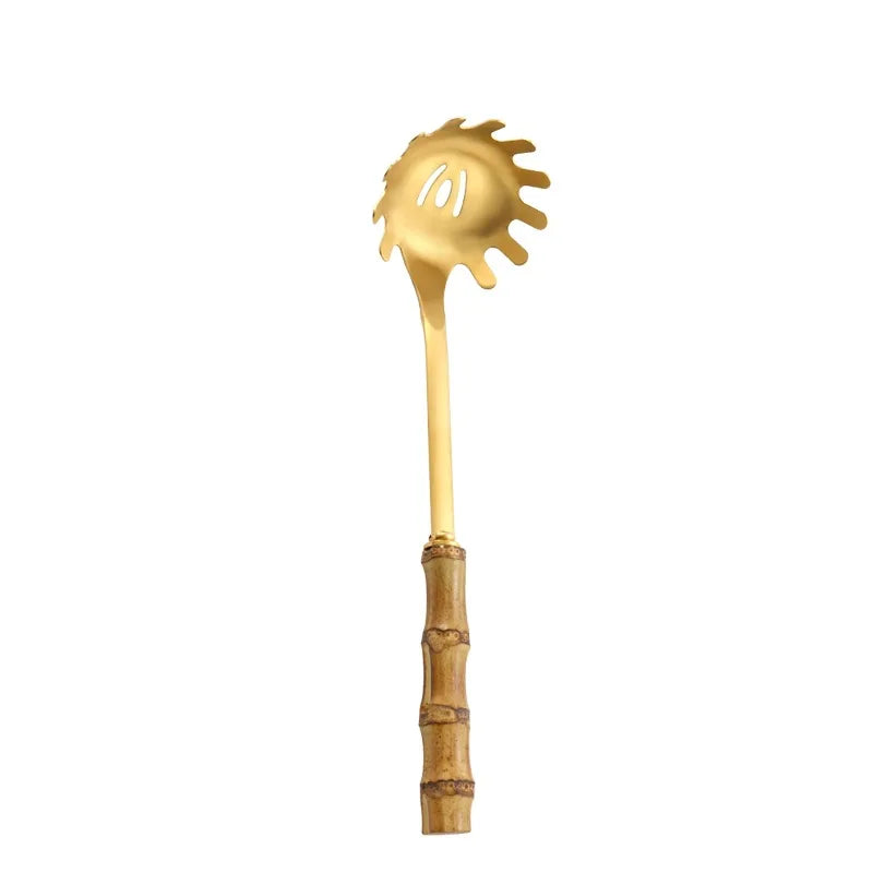 Bamboo Handle Kitchen Utensil Set