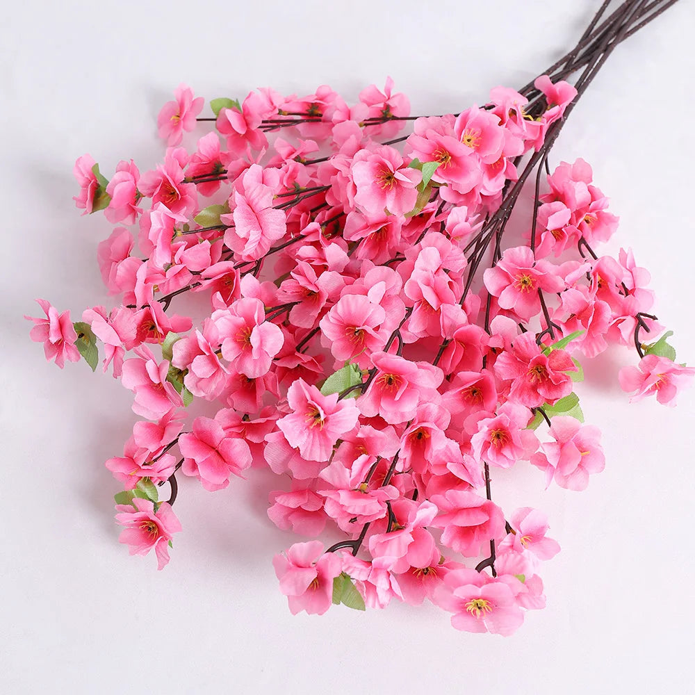 Artificial Peach Blossom Bouquet