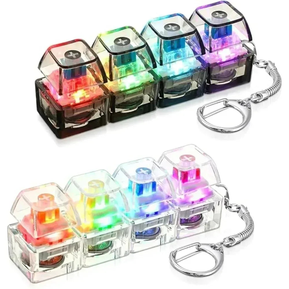 LED Keyboard Clicker Keychain