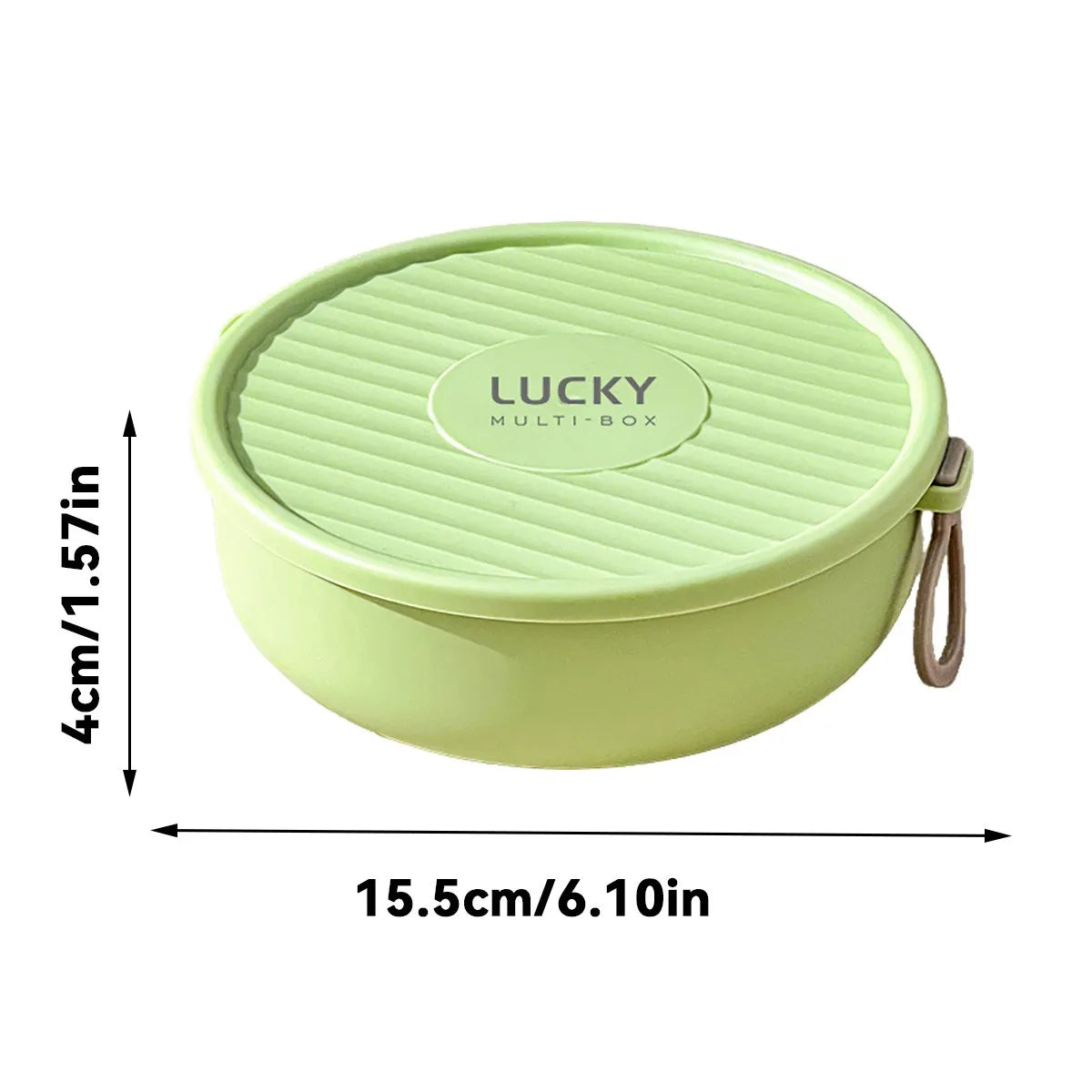 Stainless Steel Double-Layer Bento Box