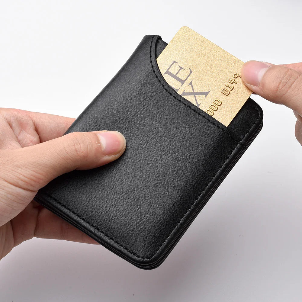 Men's Slim Vertical Card Wallet