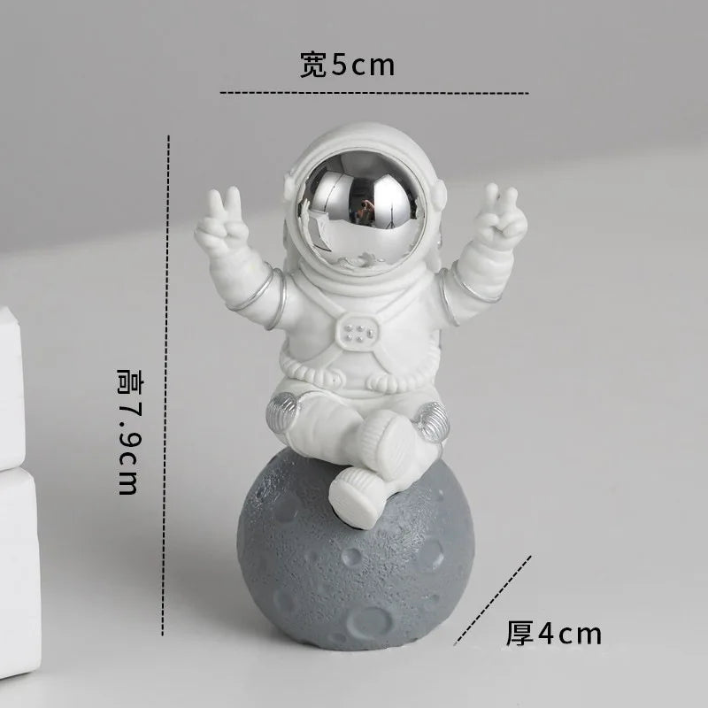 Resin Astronaut Desk Decor