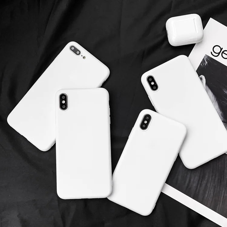 Porcelain White Matte iPhone Case