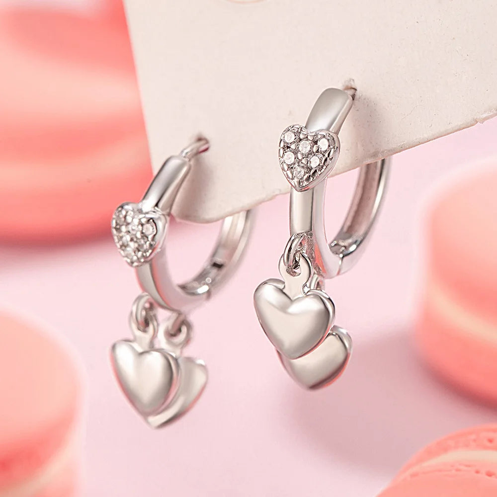 925 Silver Vintage Pearl Ring Earrings
