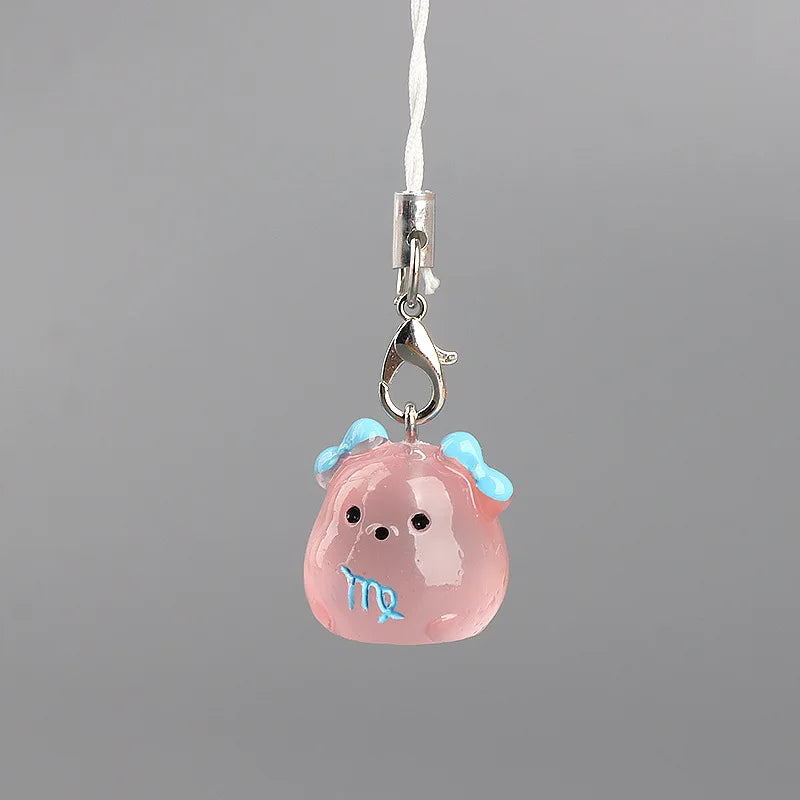 Glow-in-the-Dark Zodiac Keychain