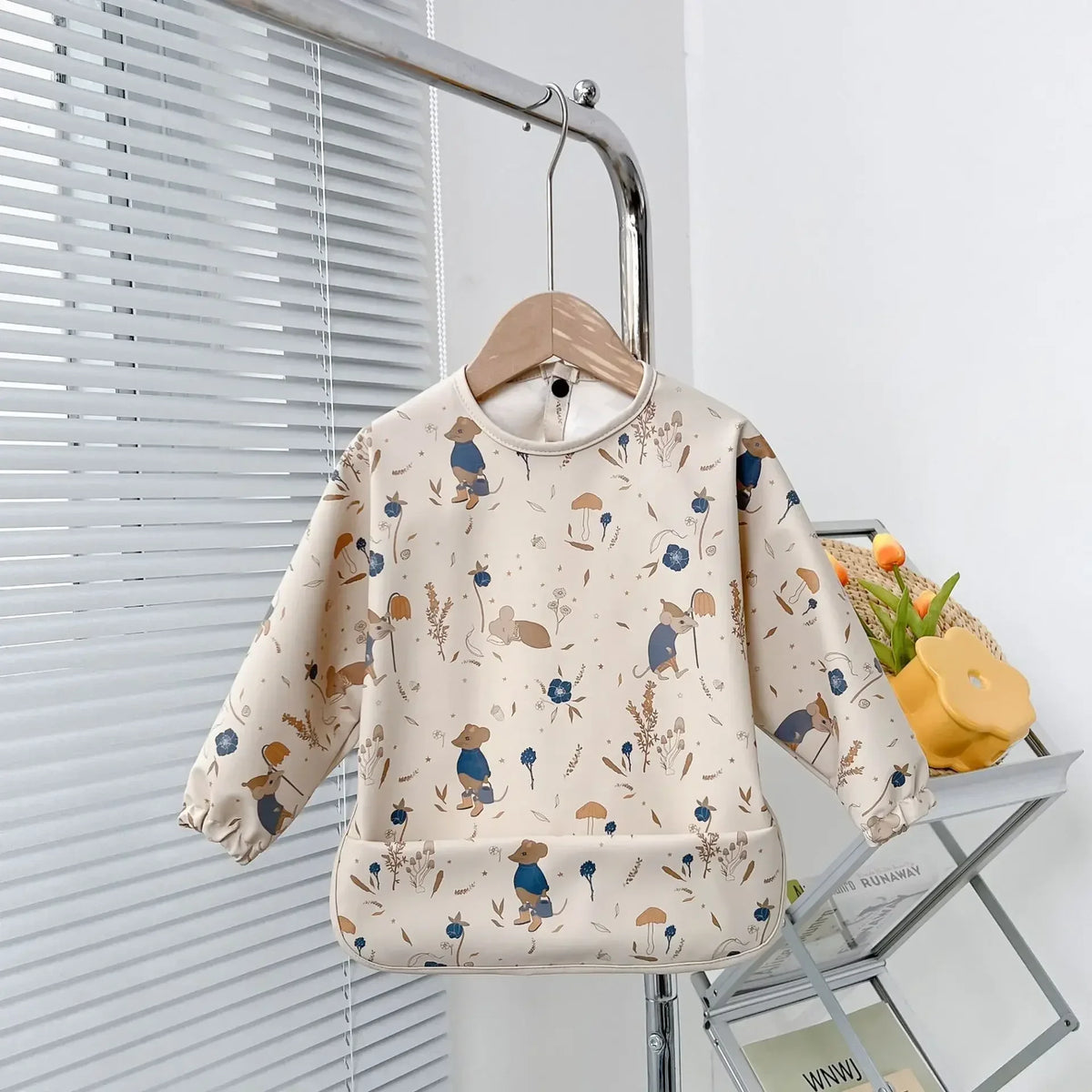 Waterproof Long-Sleeve Baby Bib