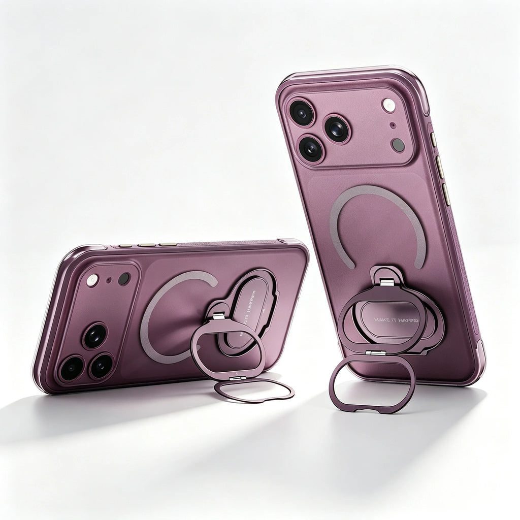 Clear Magnetic iPhone Case with Stand
