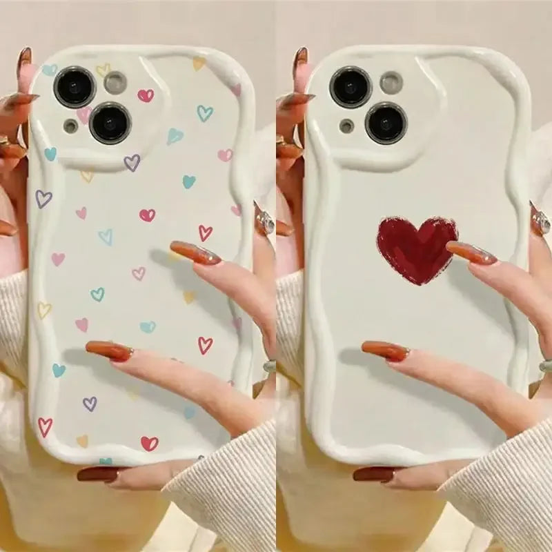 Love Heart Soft Phone Case