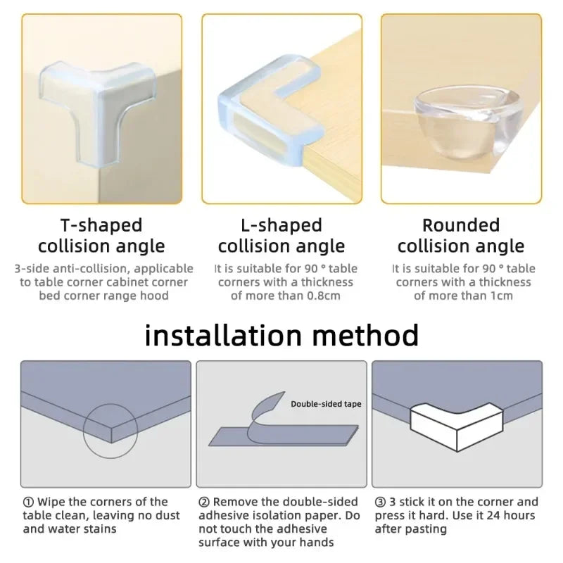 Clear Baby Table Corner Protectors