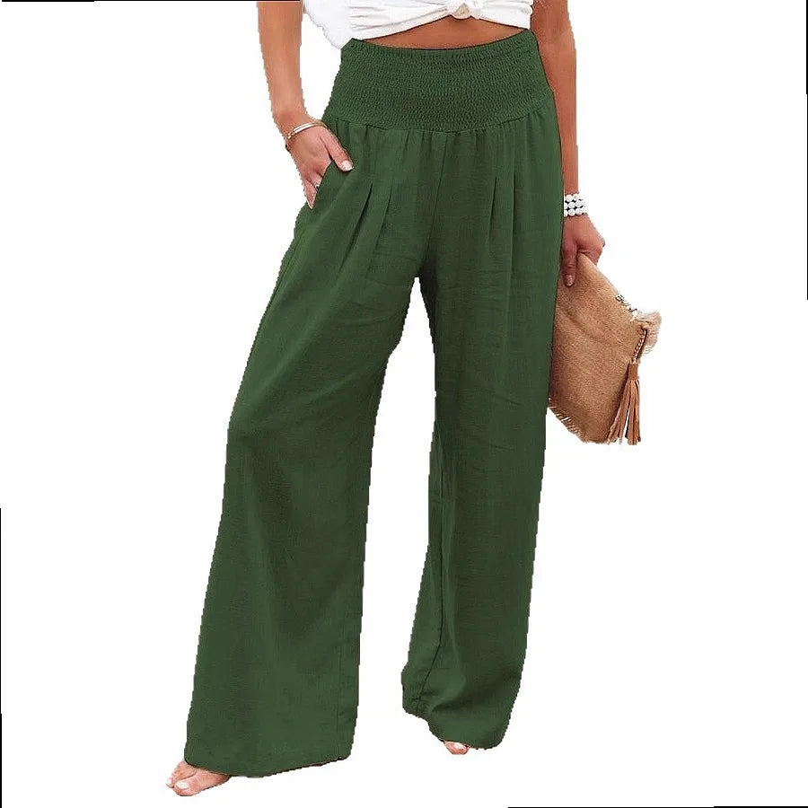 Elegant Linen Cotton Pants