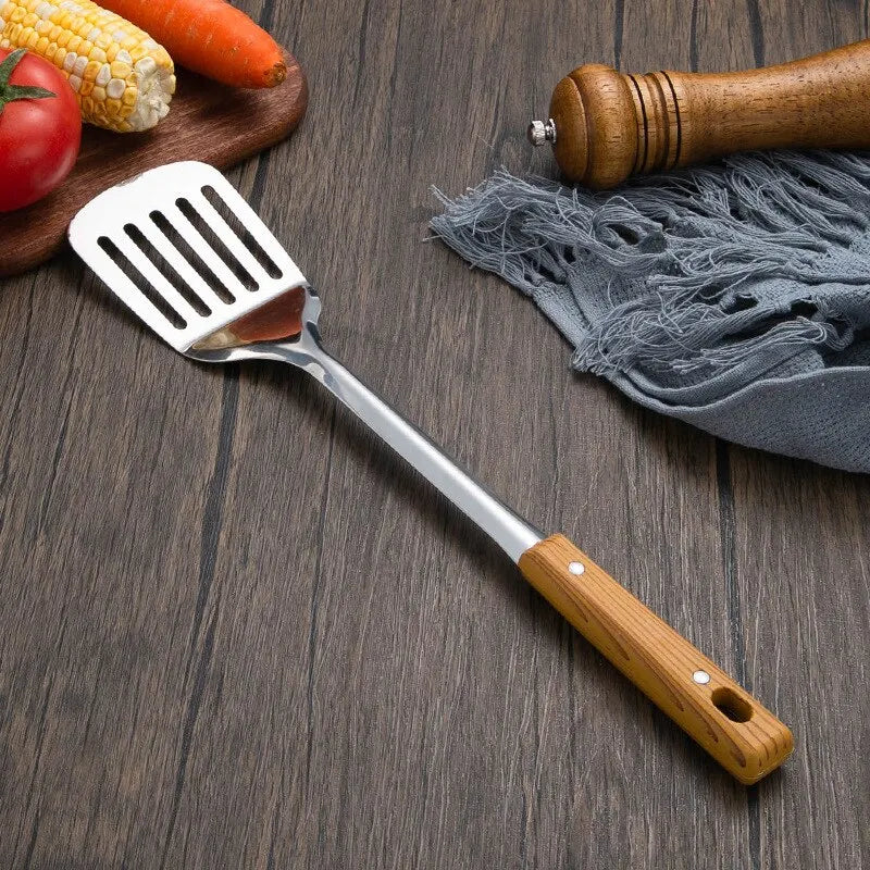 Wood Grain Handle Kitchen Utensils