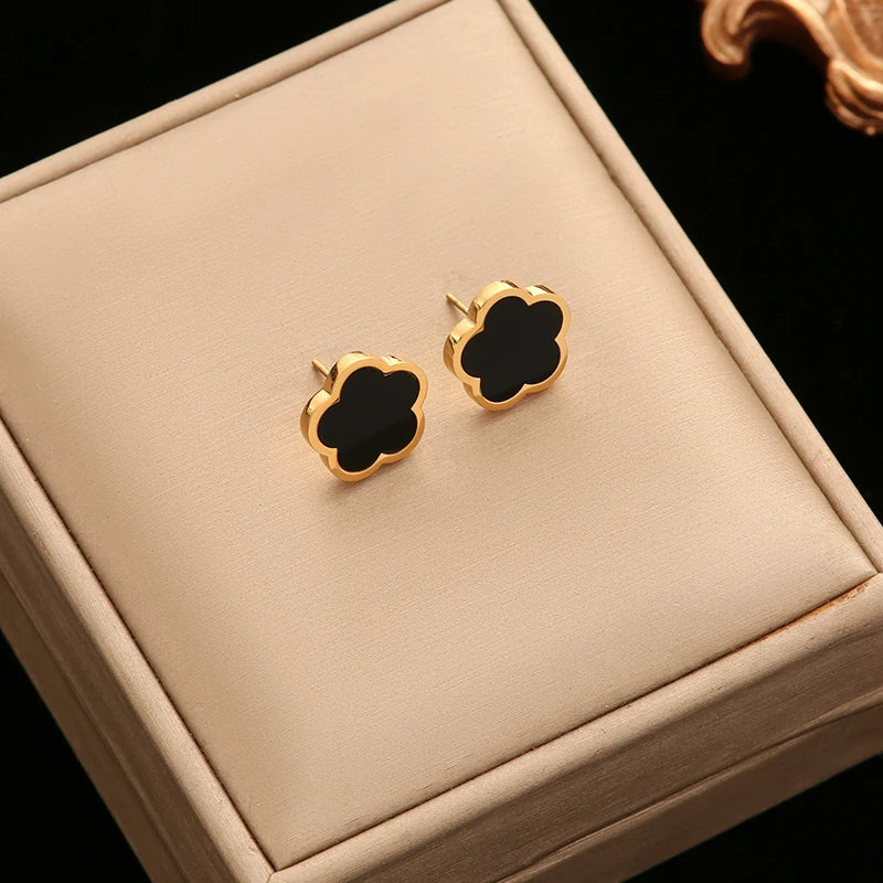 🌸 EILIECK Flower Clover Jewelry Set