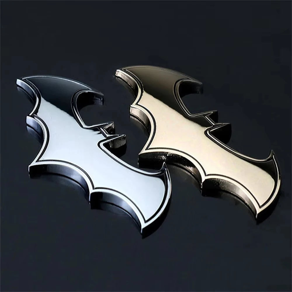 🦇 3D Bat Shape Metal Car Sticker