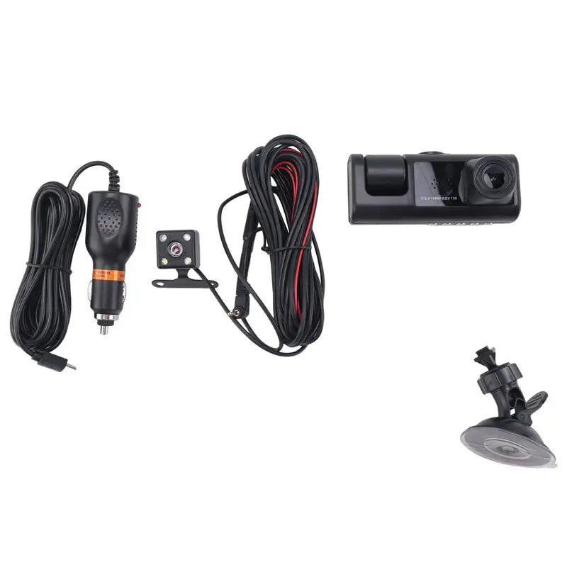 🎬 3-Channel Dash Camera