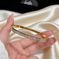 💎 Luxury Gold Plated Stainless Steel Bangle