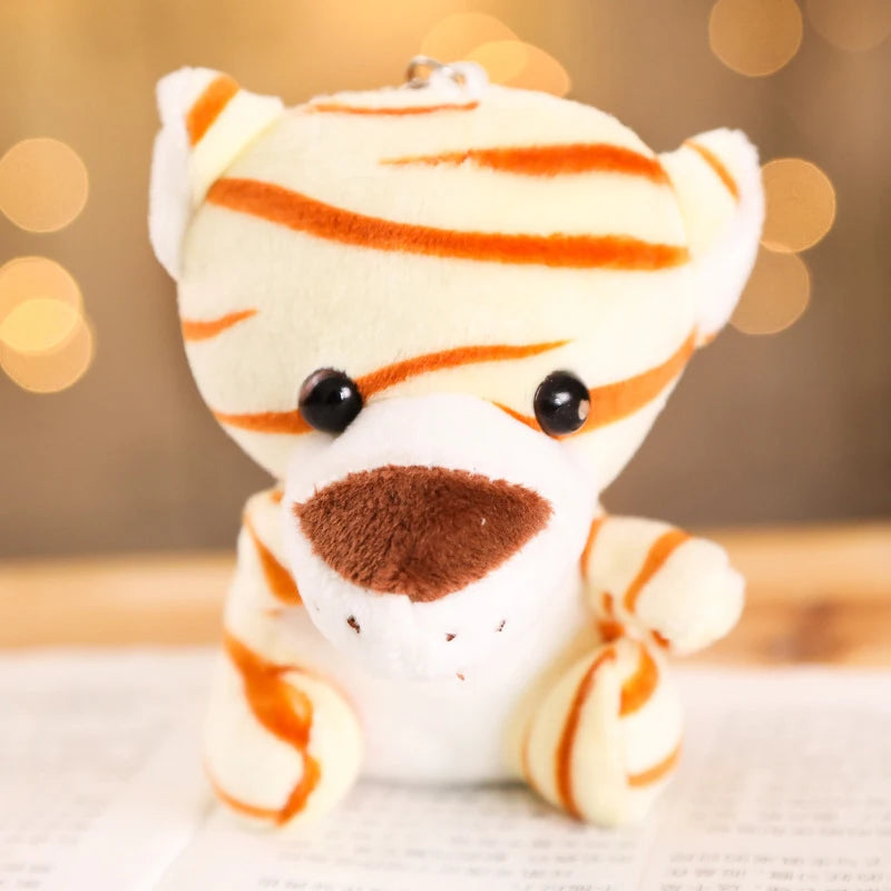 Mini Safari Animal Plush Keychain