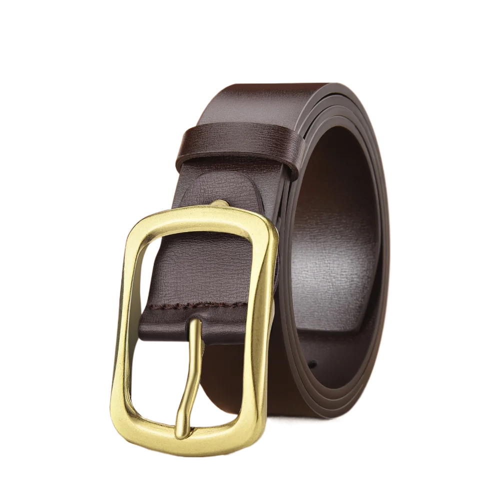 Retro Leather Dress Belt