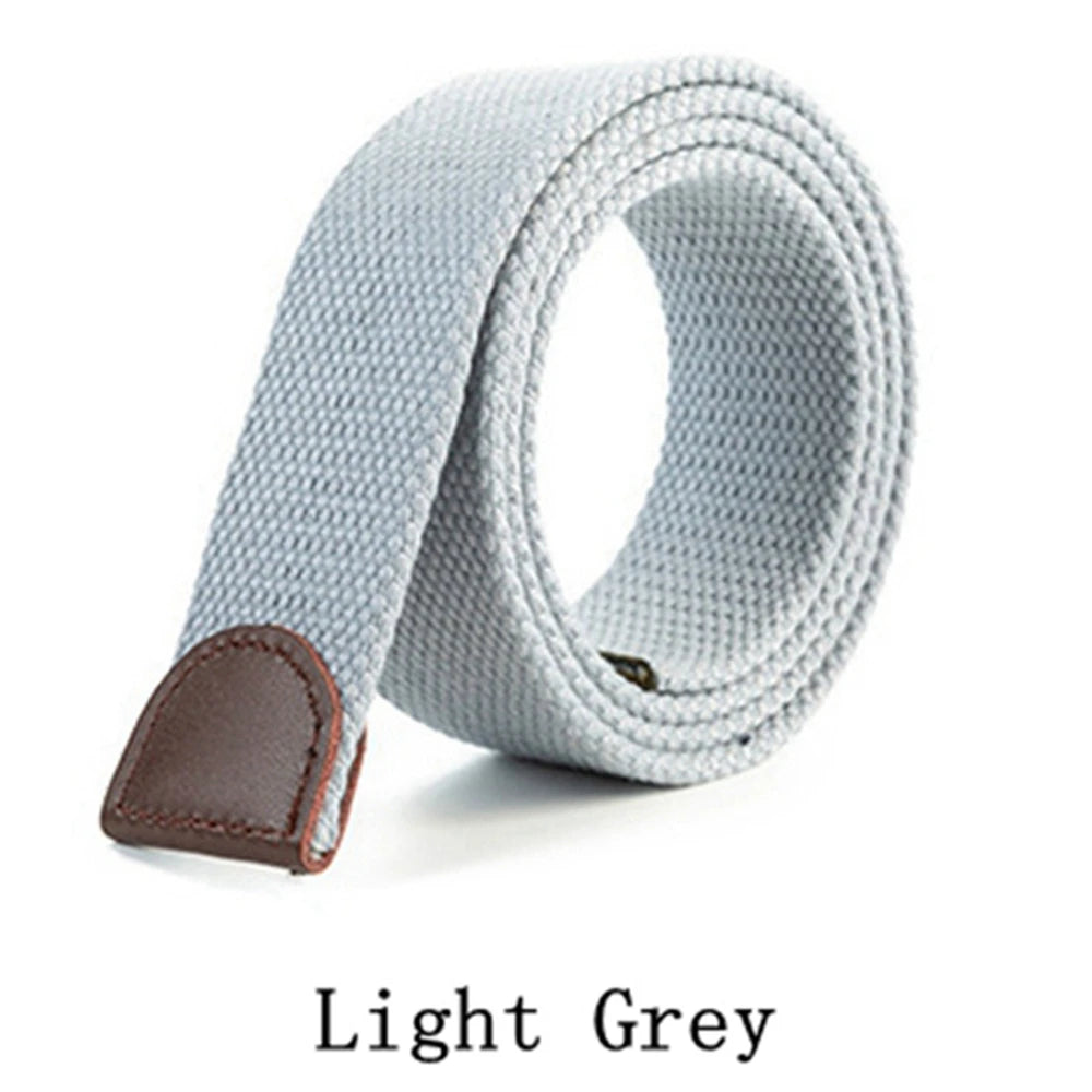 Canvas Tactical Belt Strap – No Buckle