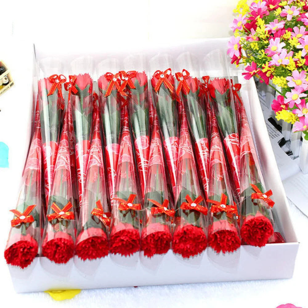 Soap Carnation Flower Gift