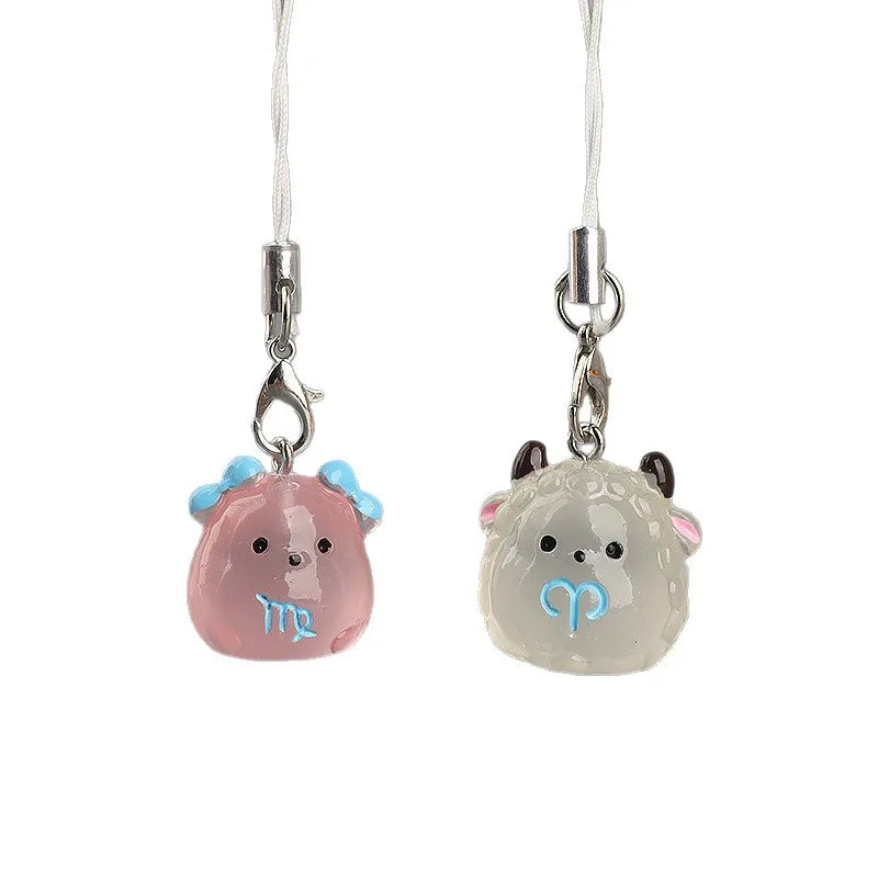 Glow-in-the-Dark Zodiac Keychain