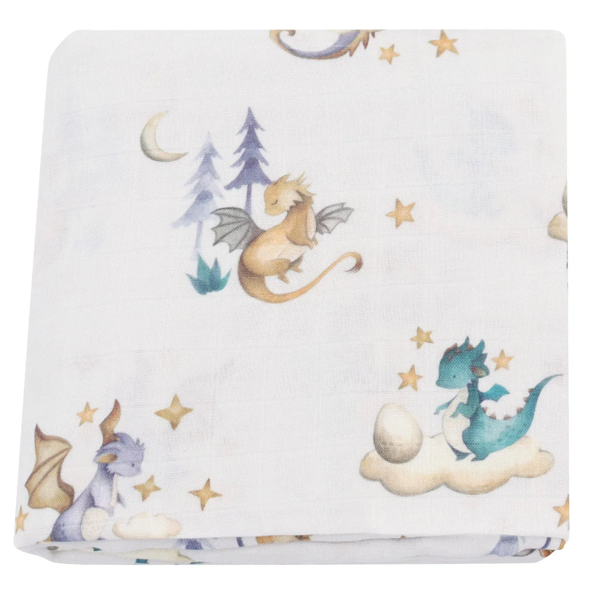 Bamboo Muslin Baby Swaddle Blanket 120cm