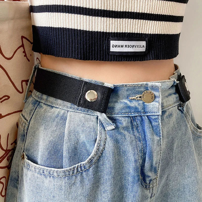 Buckle-Free Stretch Elastic Belt