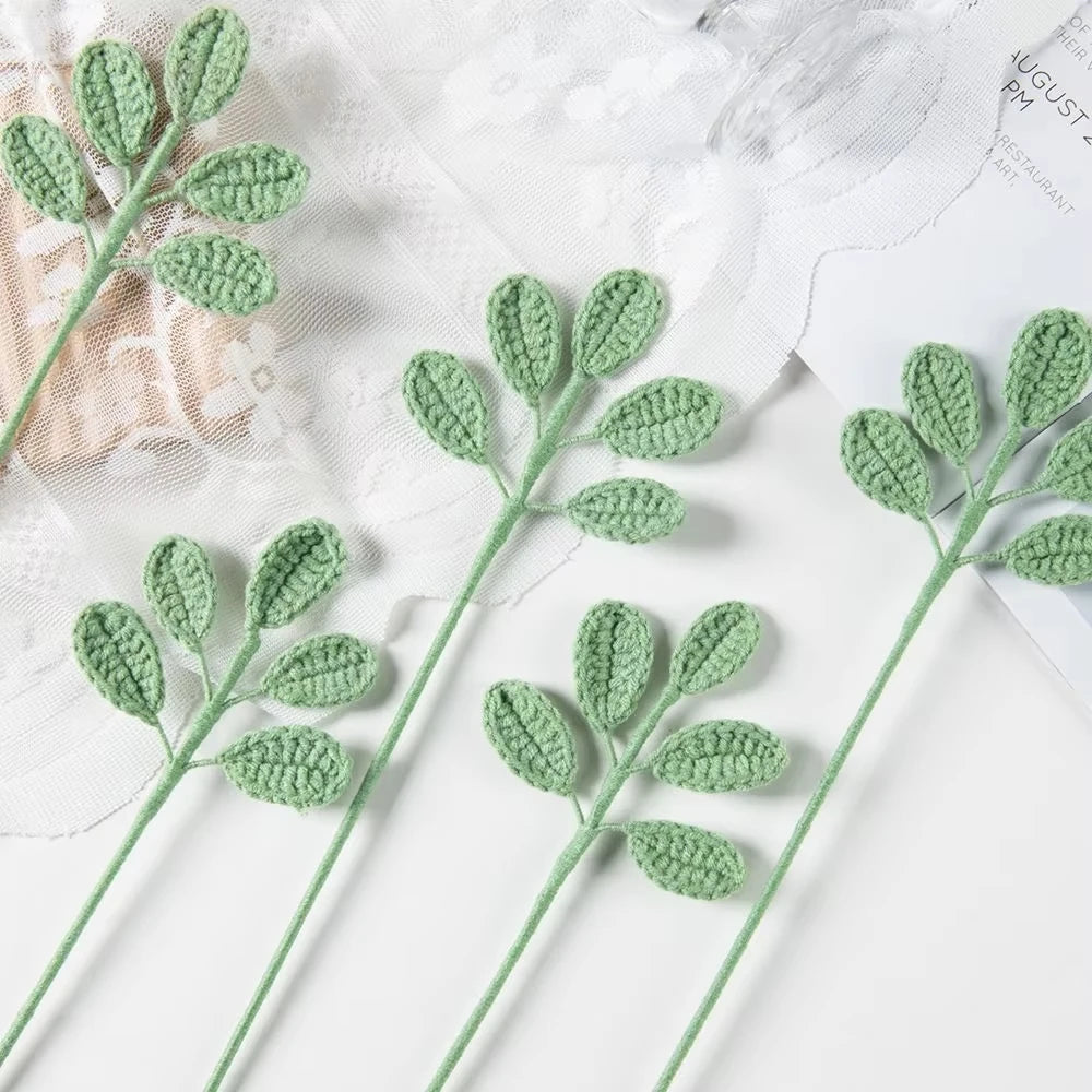 Handmade Crochet Yarn Rose