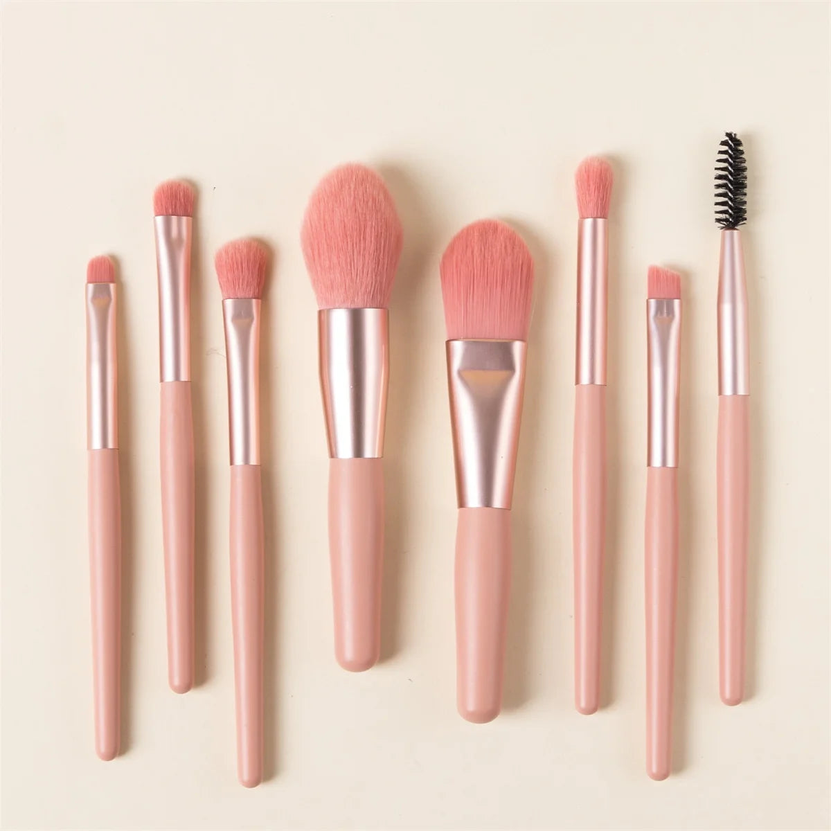 8-Piece Soft Makeup Brush Set