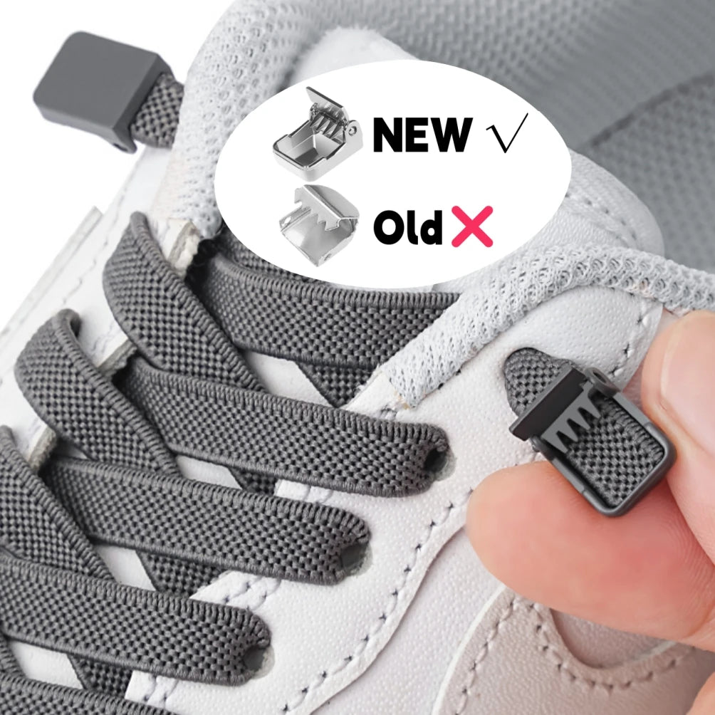 Press Lock No-Tie Shoelaces