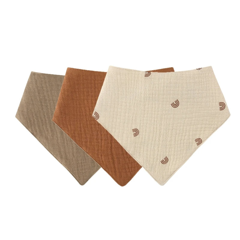 Muslin Baby Bibs & Face Cloths Set