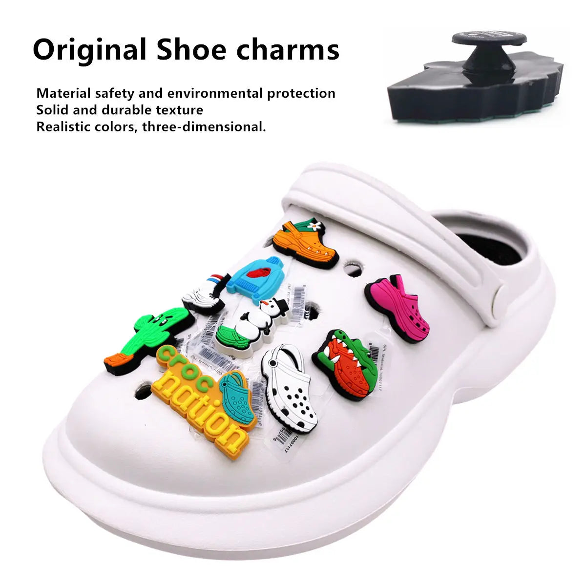 Crocodile Shoe Charms
