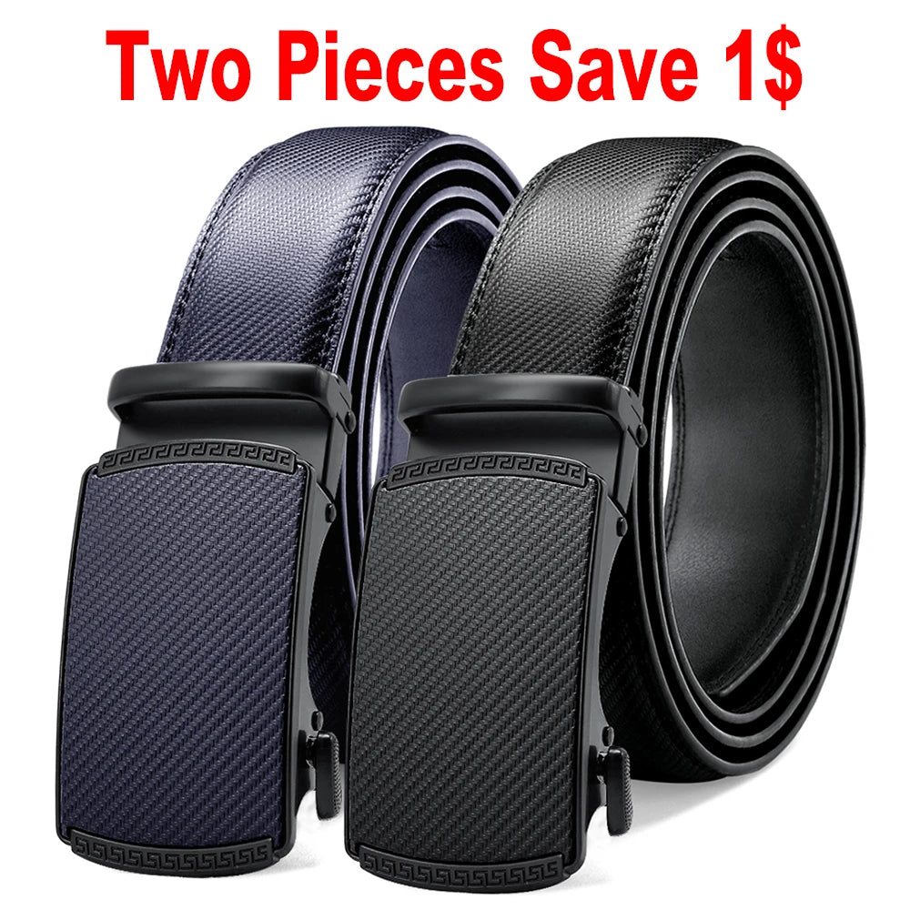 Men's Automatic Leather Ratchet Belt