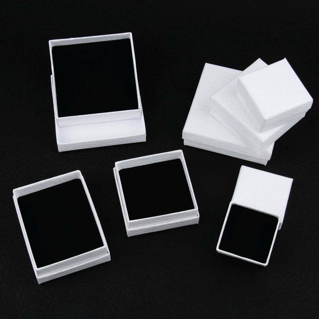 Frosted White Jewelry Gift Box