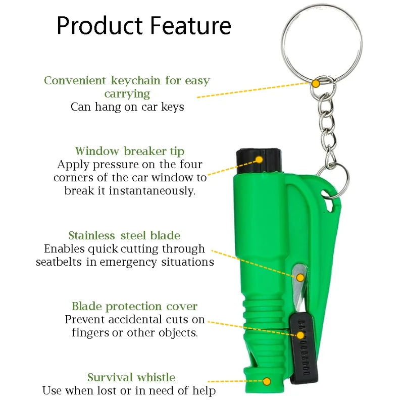 🚨 2-in-1 Emergency Car Escape Tool