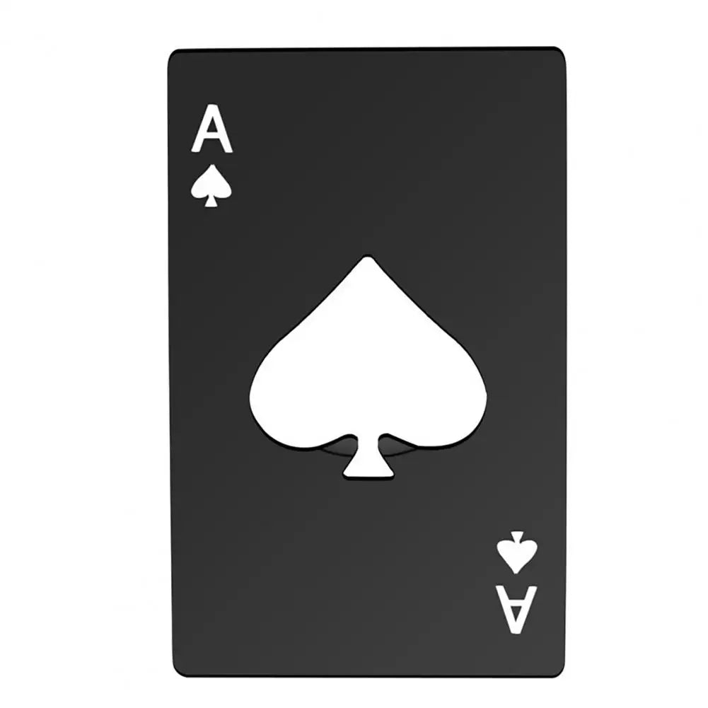 Ace of Spades Card Bottle Opener