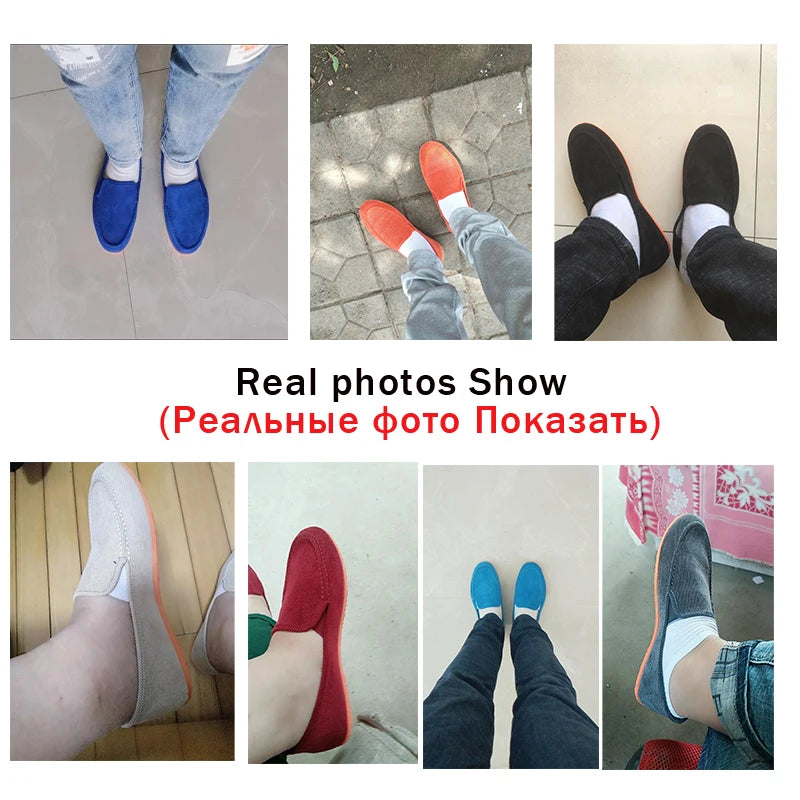 Men's Canvas Slip-On Loafers