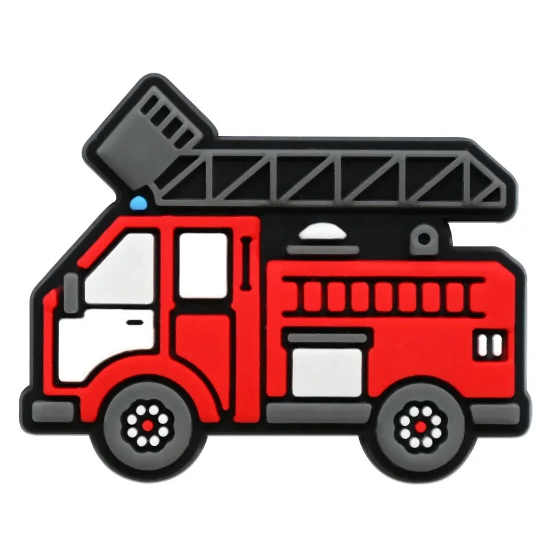 Fire Engine Shoe Charms