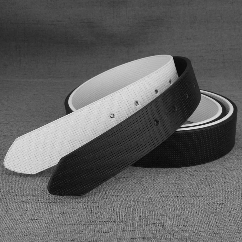 Genuine Leather Belt Strap – No Buckle