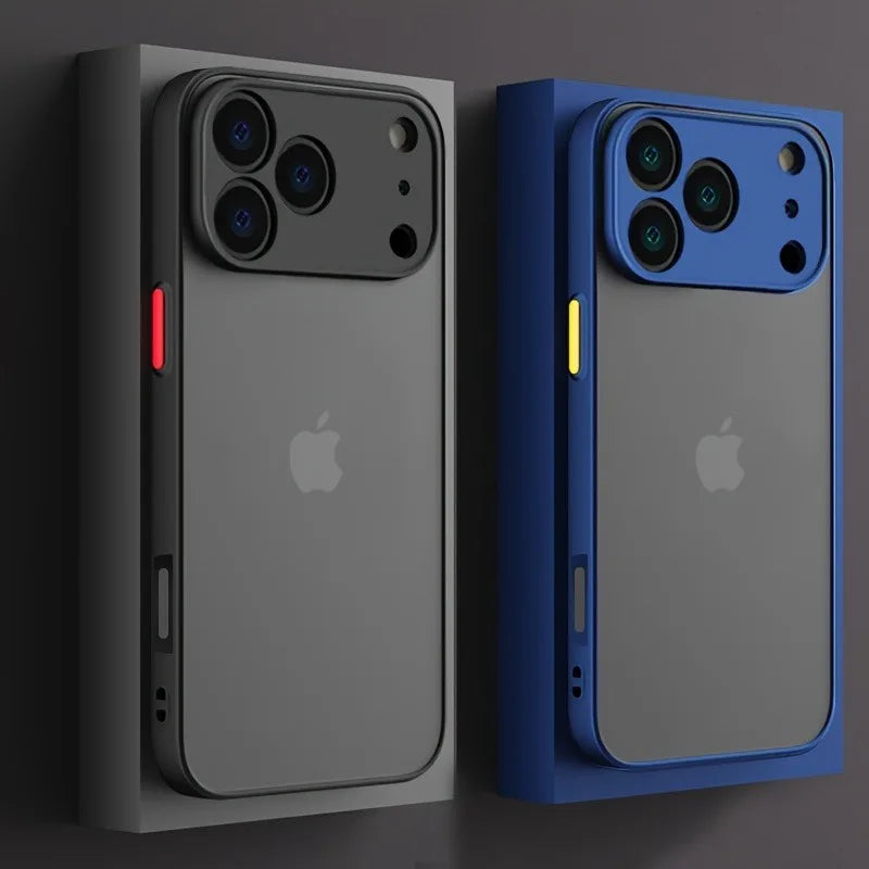 Translucent Matte Armor iPhone Case
